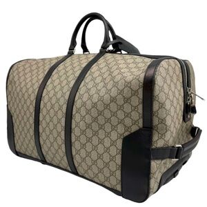 Authentic Gucci GG Supreme Duffle Carry-on Bag
